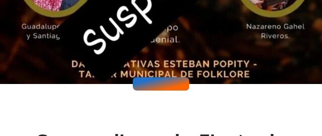 Suspendieron la Fiesta de San Juan prevista para este martes en Puerto Esperanza